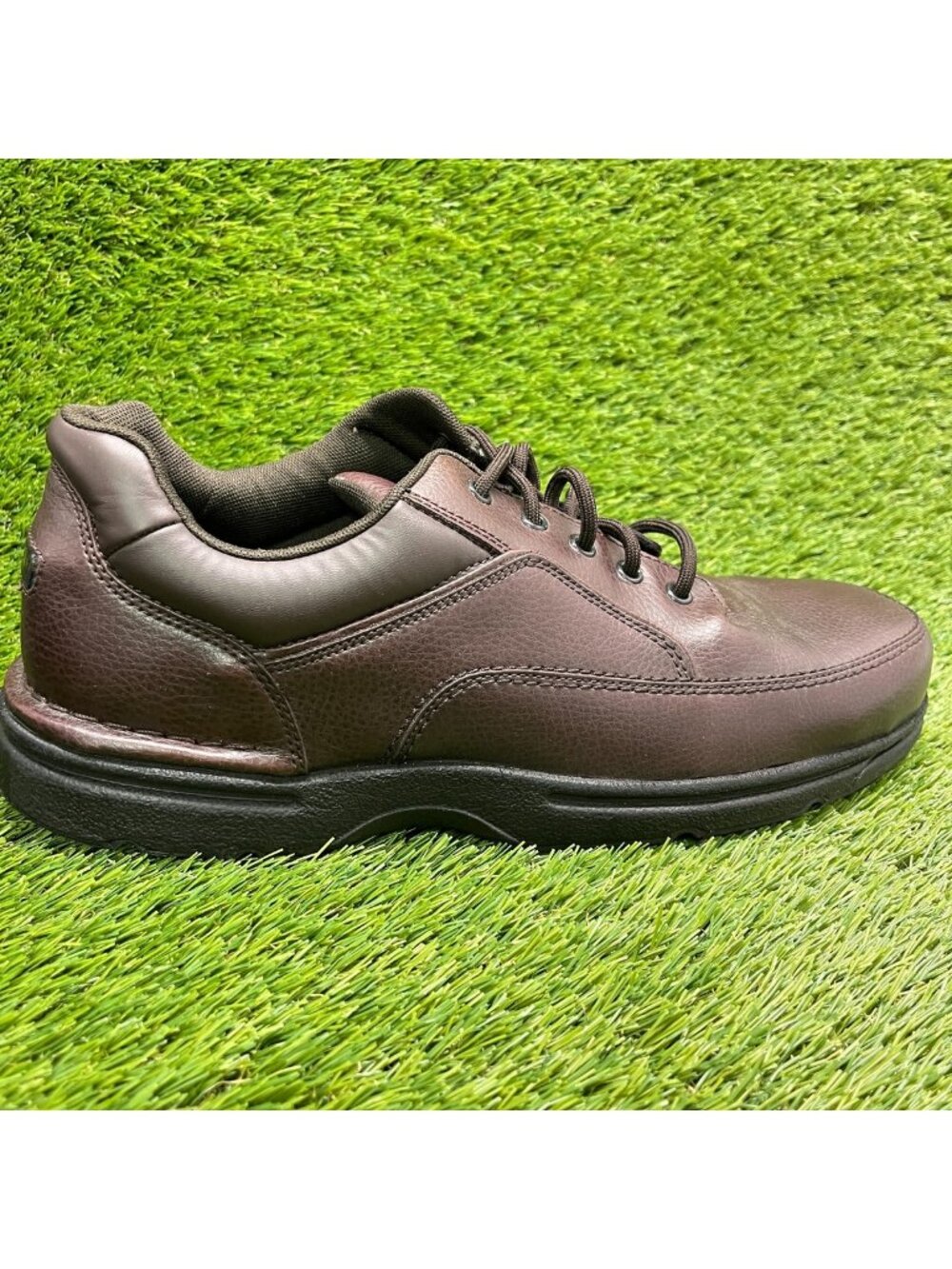 Rockport Eureka Mens Size 13EE Brown White Casual Classic Leather Oxford Shoes